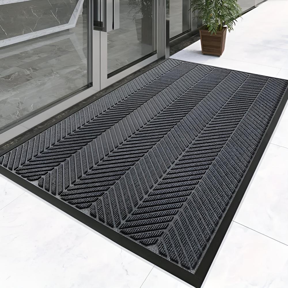 Caleo Deurmat - Antislip, Duurzaam Chevron Design 6