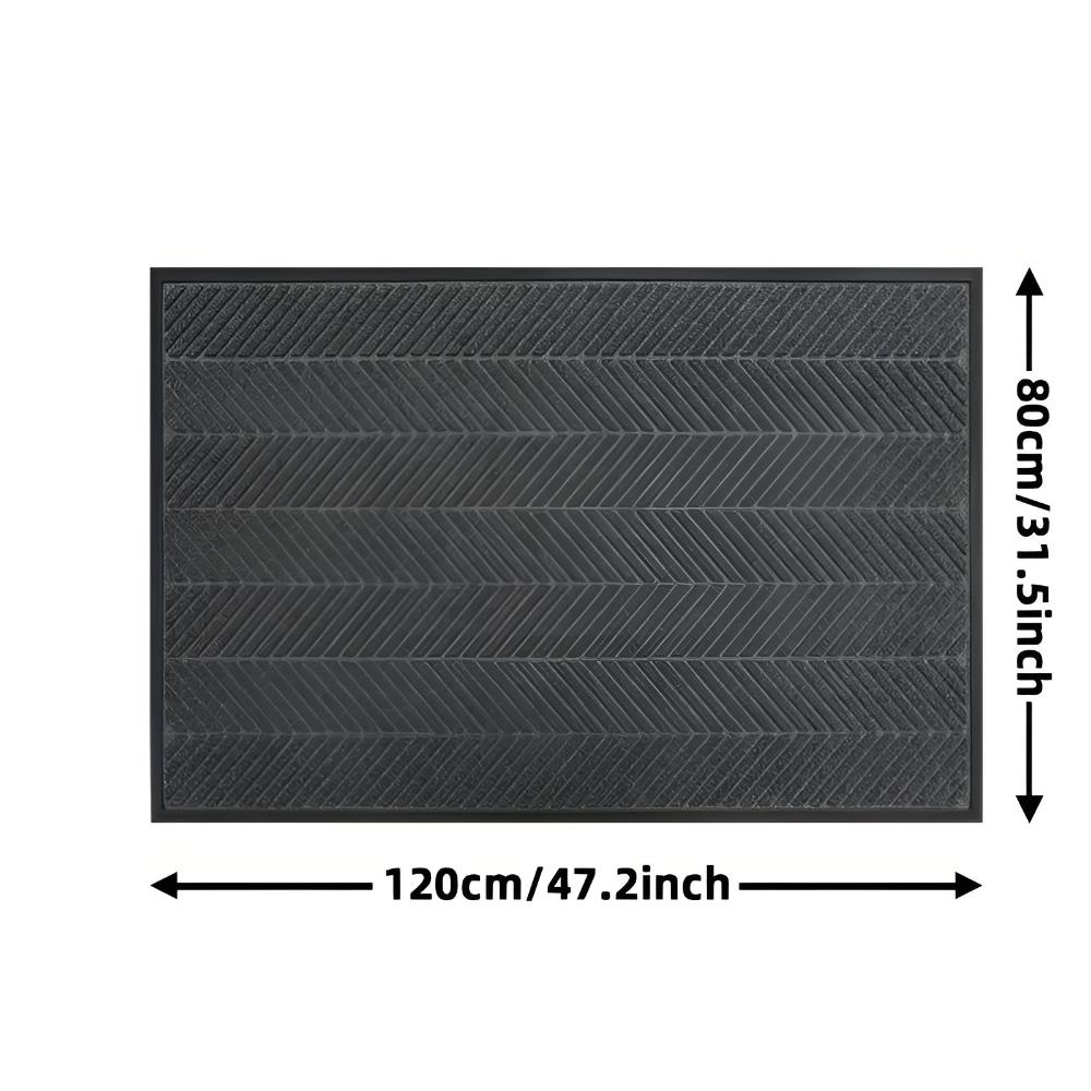 Caleo Deurmat - Antislip, Duurzaam Chevron Design 7
