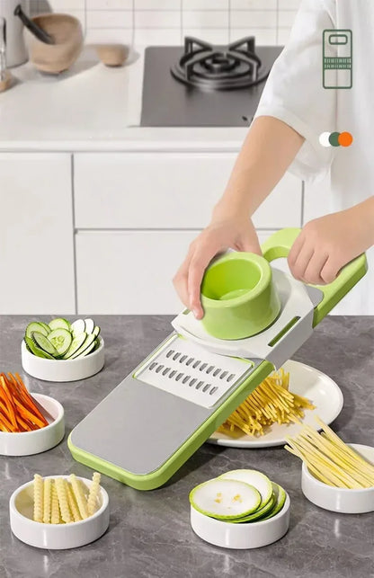 CaliPrep Groentemandoline - Multifunctioneel, Veilig en Compact 1