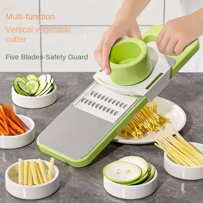 CaliPrep Groentemandoline - Multifunctioneel, Veilig en Compact 2