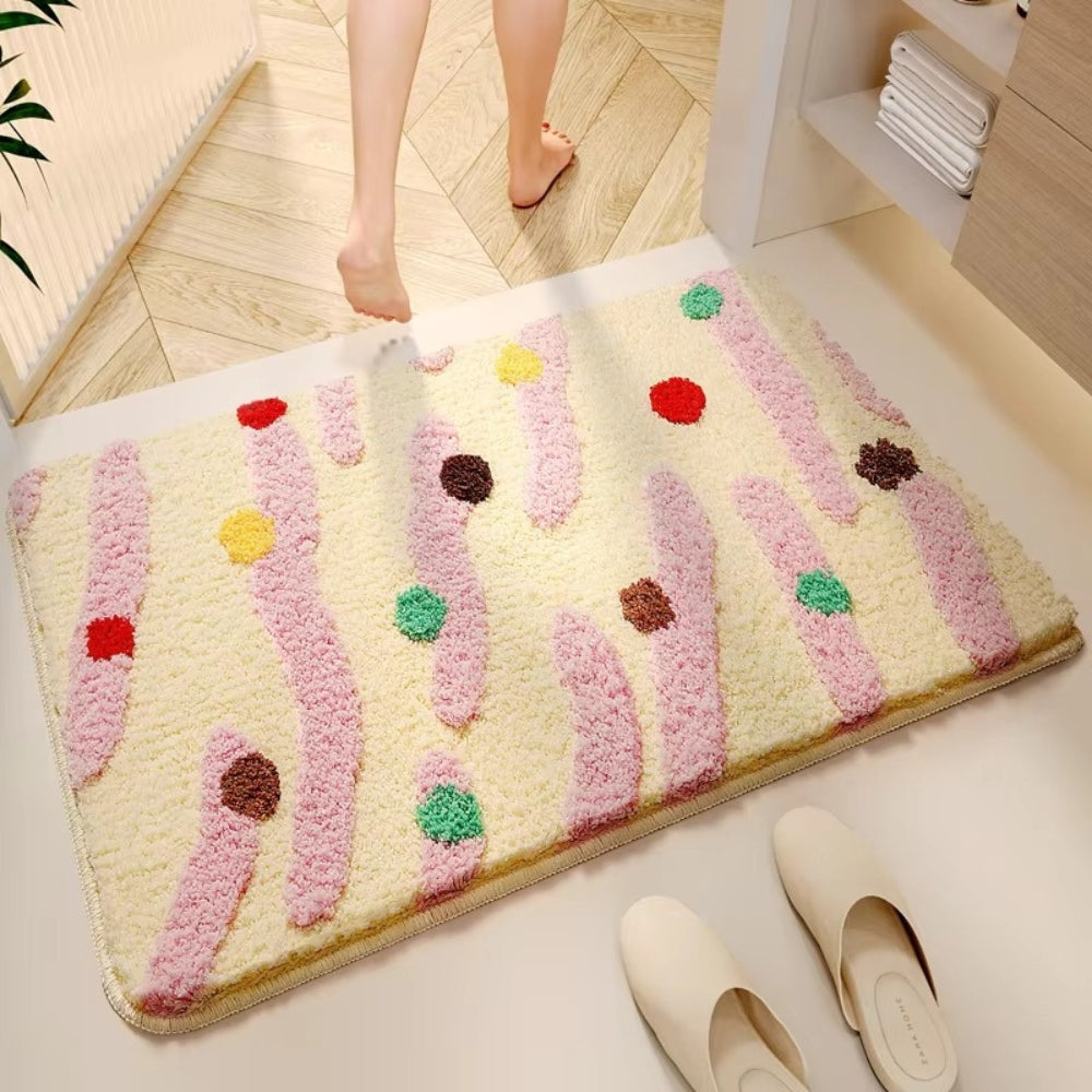 Candi Badmat - Zacht Siliconen, Antislip Mat voor Badkamer 4