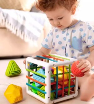 Color Cube™ - Kleuren en Vormen Leren - Educatieve kubus