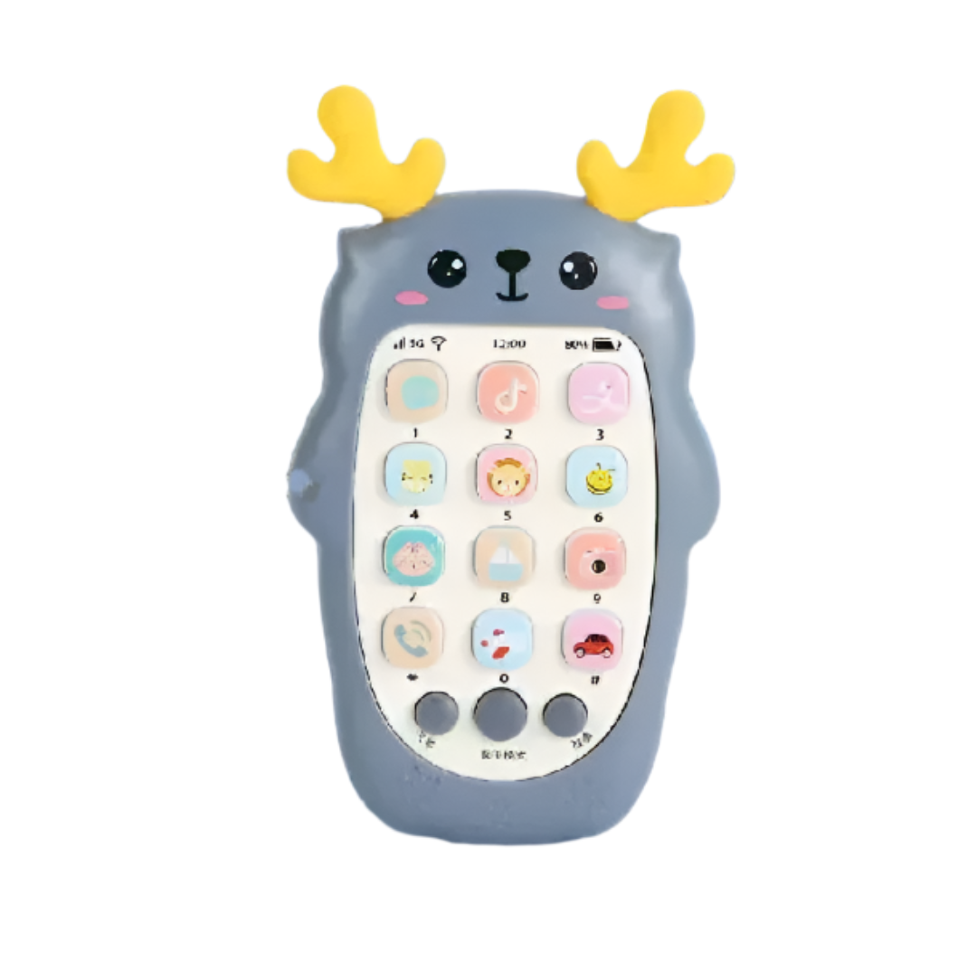 GiggleLine™ – Babytelefoon met muziek & licht – Educatief peuterspeelgoed