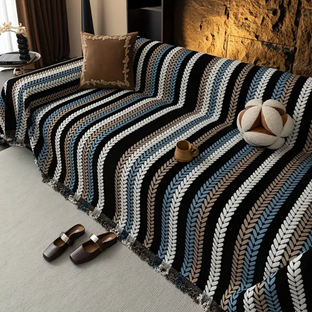 Cascadia Bankhoes - Chenille, Antislip en Machinewasbaar 1