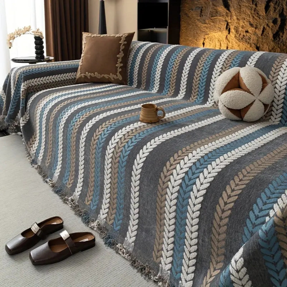 Cascadia Bankhoes - Chenille, Antislip en Machinewasbaar 2