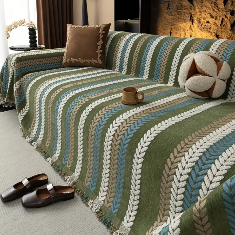 Cascadia Bankhoes - Chenille, Antislip en Machinewasbaar 3
