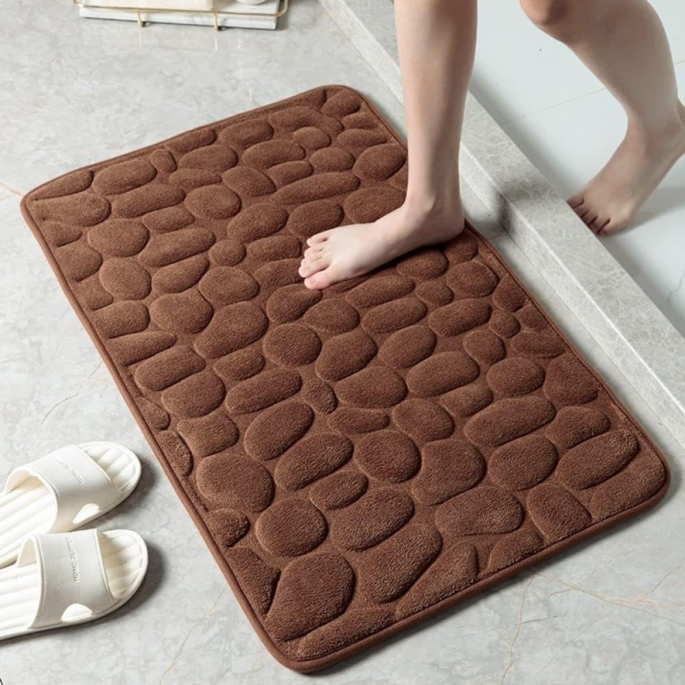 Cascadia Douchemat Antislip - Katoen, Snelle Waterabsorptie, Grote Badmat 4