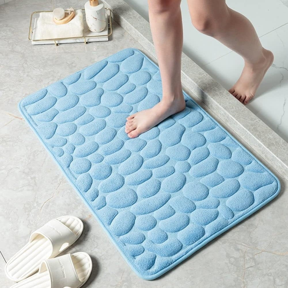 Cascadia Douchemat Antislip - Katoen, Snelle Waterabsorptie, Grote Badmat 5