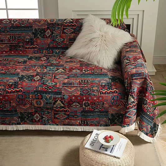 Cassandra Bankhoes - Geweven Chenille, Vintage Charme 0