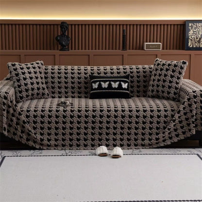 Cavalli Bankhoes - Ultra Zachte Microvezel, Pied-de-Poule Patroon 2