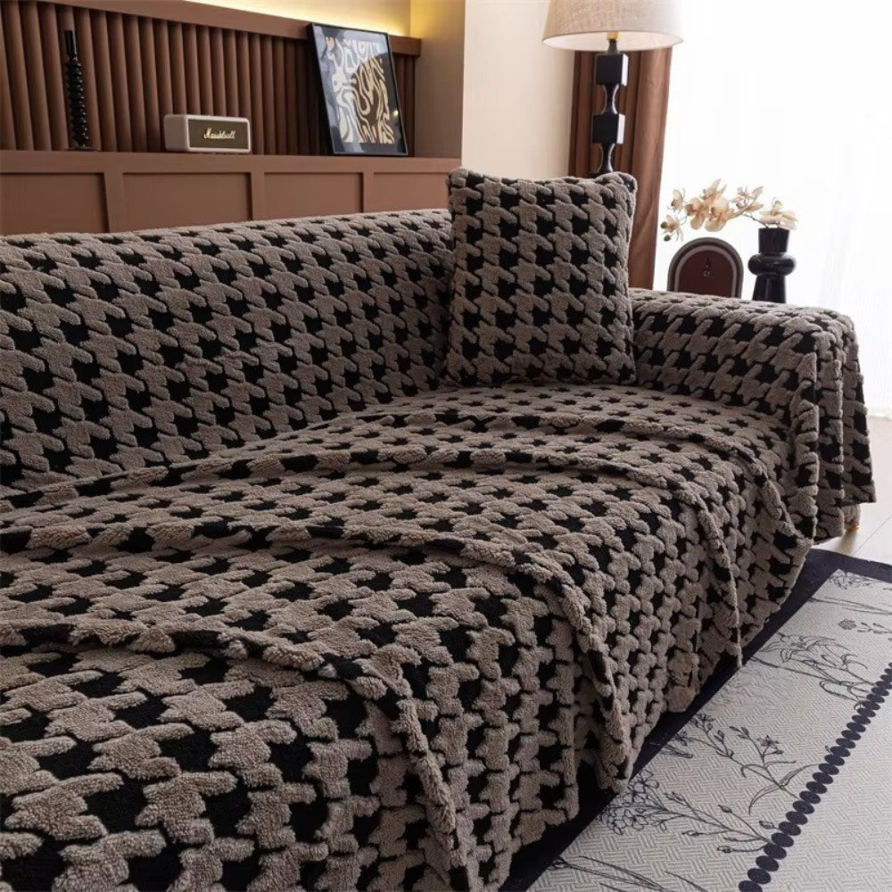 Cavalli Bankhoes - Ultra Zachte Microvezel, Pied-de-Poule Patroon 5