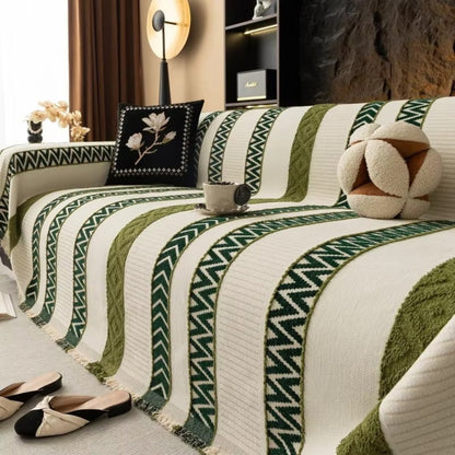 Cero Sofa Cover - Chenille, Chevron Patroon 0
