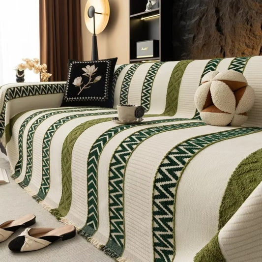 Cero Sofa Cover - Chenille, Chevron Patroon 0
