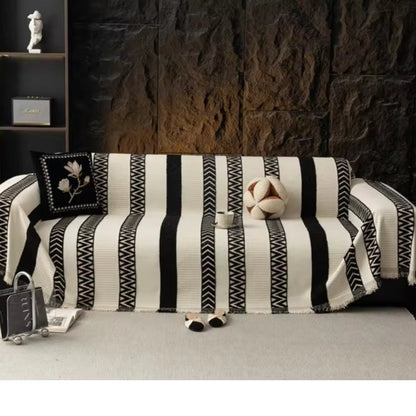 Cero Sofa Cover - Chenille, Chevron Patroon 3