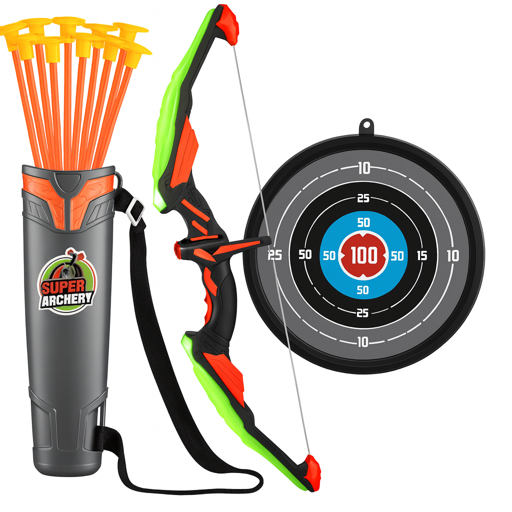 ArrowSpark™ – Kinder Boogschietset met Zuignappen – Veilig &amp; Educatief Spel
