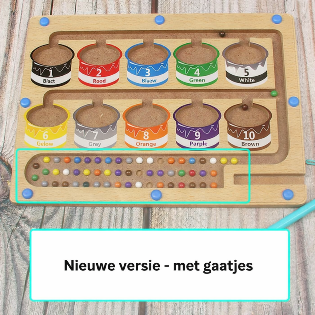 MagnaTrail™ – Montessori Magnetisch Doolhof – Educatief Motoriekspel
