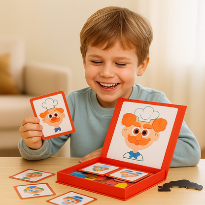 EmotiTiles™ – Magnetisch Gezicht-Emotiespel – Emoties Leren Puzzel
