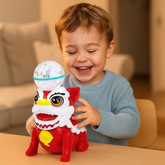 GrooviRoar™ – Dansende Muziekleeuw – Interactief Educatief Speelgoed