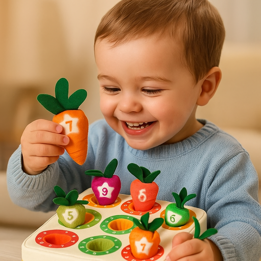 PluckPlay™ – Zintuiglijk Wortelspel – Educatief Montessori Speelgoed