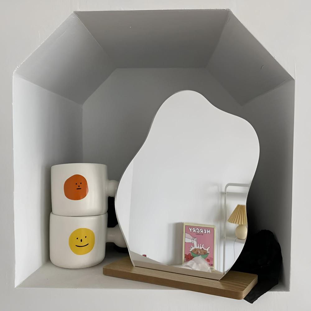 Chic Curves Spiegel - Verstelbaar Acryl, Modern Ontwerp 2