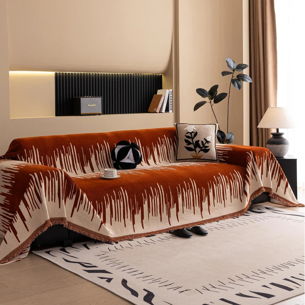 Cielo Bankhoes - Chenille, Penseelstreek Patroon 3