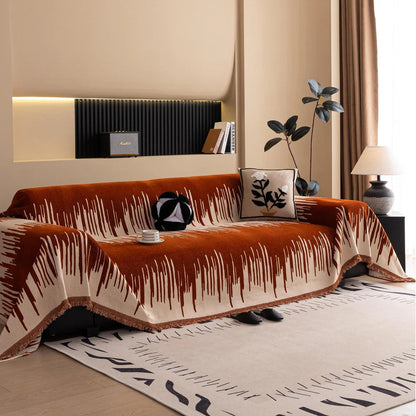 Cielo Bankhoes - Chenille, Penseelstreek Patroon 3