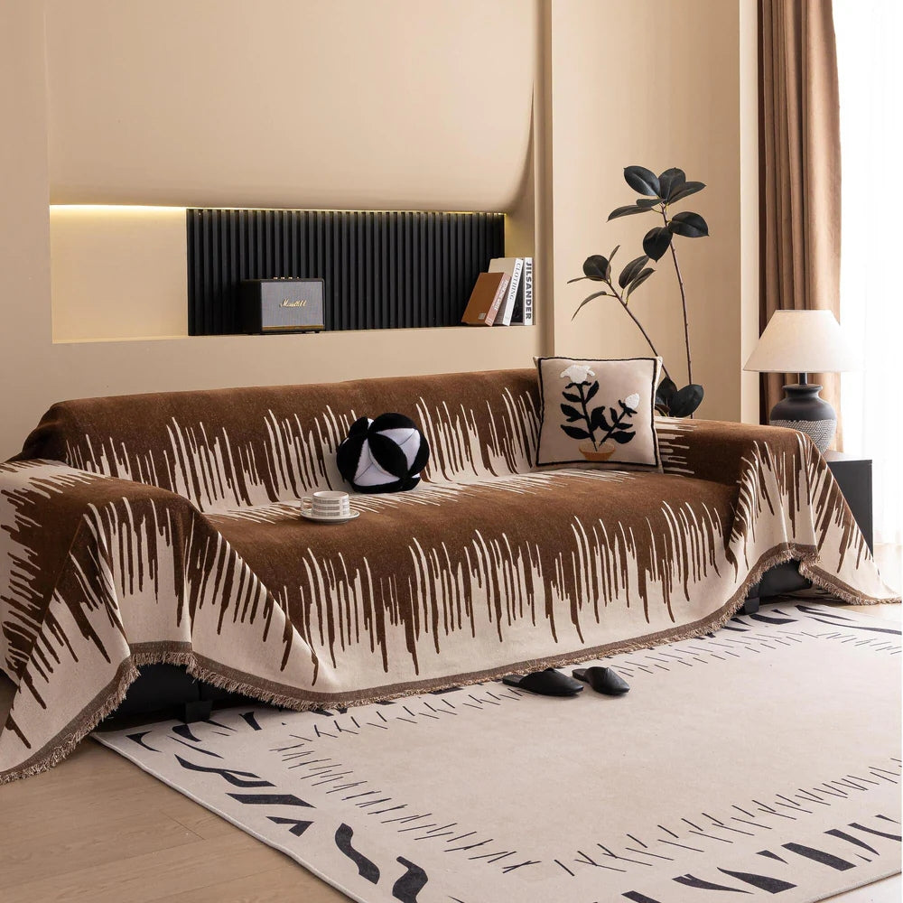 Cielo Bankhoes - Chenille, Penseelstreek Patroon 5