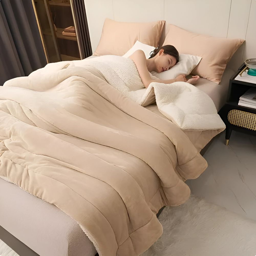 SnugBlanket™ – Zachte Fleece Plaid – Warme Woondeken