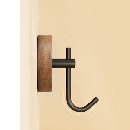 Ciro Muurhaak - Houten, Zelfklevend Ronde Design 3