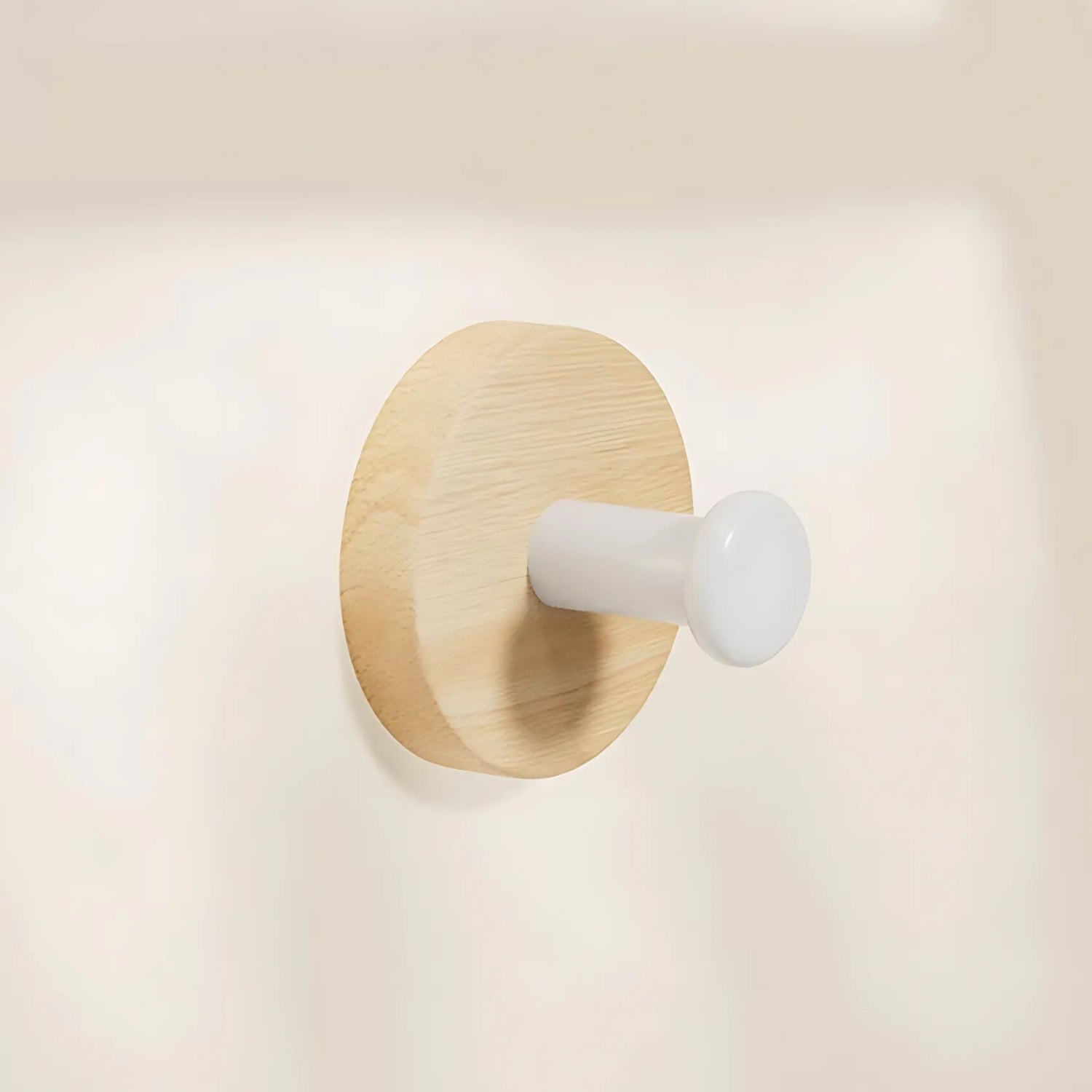 Ciro Muurhaak - Houten, Zelfklevend Ronde Design 5