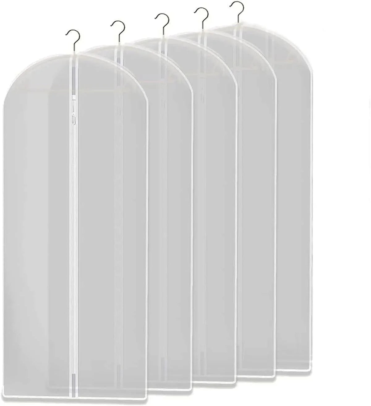 Clario Kledingzak Set - Transparant Vinylacetaat, Pak van 5 0