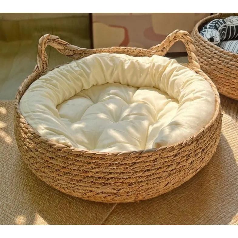 CloudNest Kattenmand - Superzacht Pluche, Verhoogde Randen voor Extra Comfort 0