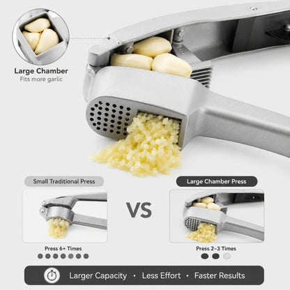 CloveCrush Knoflookpers - Aluminium, Multifunctioneel Gebruik 3
