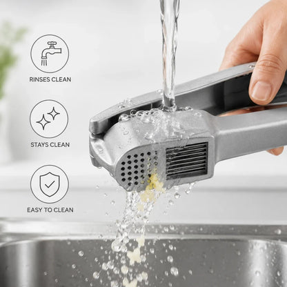 CloveCrush Knoflookpers - Aluminium, Multifunctioneel Gebruik 5