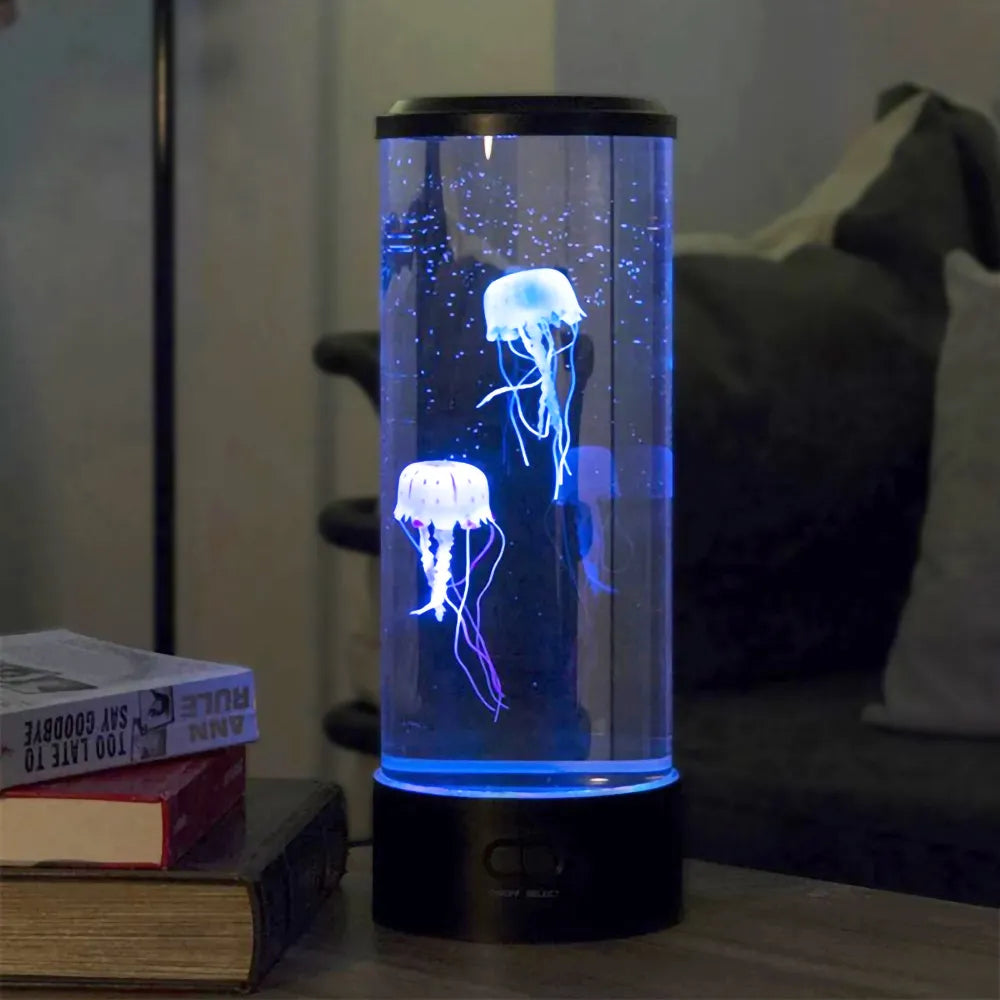 AquaLuna™ – Rustgevende Oceaan Lava Lamp – Kalmerende Jellyfish Lamp
