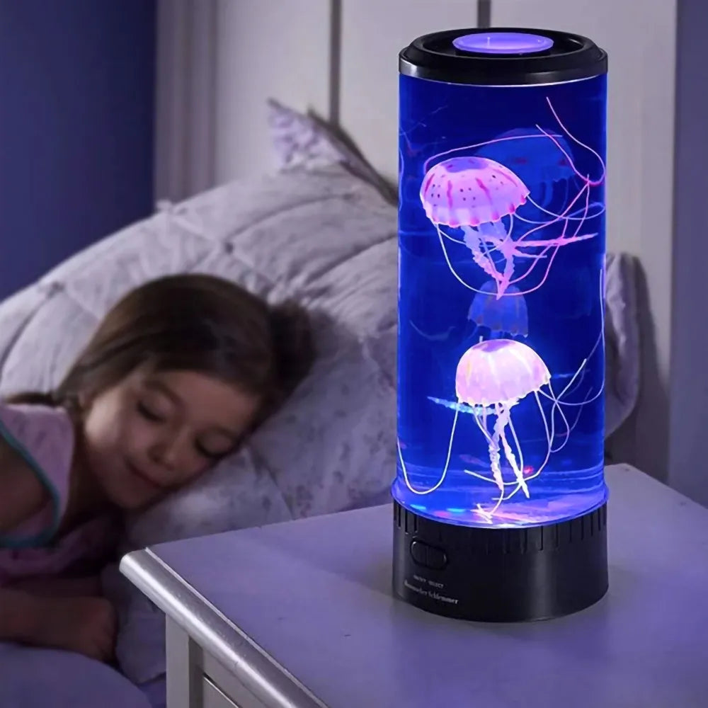 AquaLuna™ – Rustgevende Oceaan Lava Lamp – Kalmerende Jellyfish Lamp