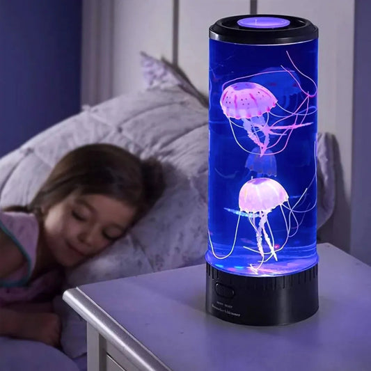 AquaLuna™ – Rustgevende Oceaan Lava Lamp – Kalmerende Jellyfish Lamp