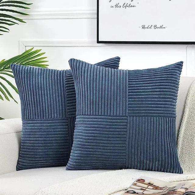 Corda Kussensloop - Zachte Corduroy, Minimalistisch Design 2