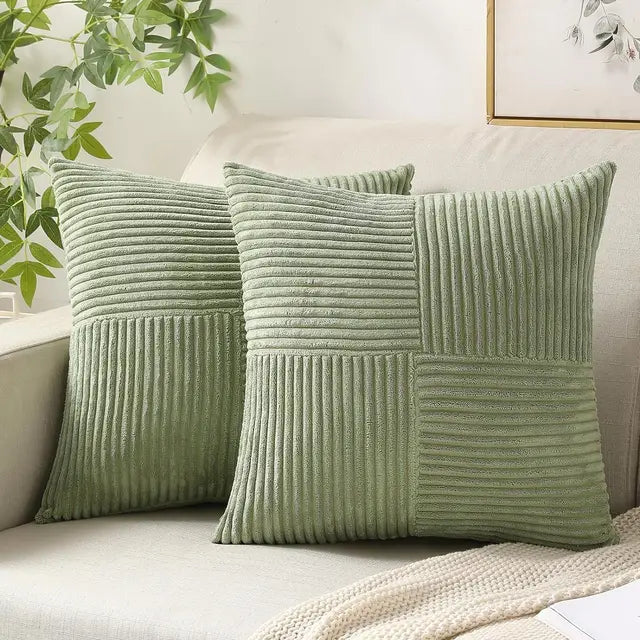 Corda Kussensloop - Zachte Corduroy, Minimalistisch Design 4