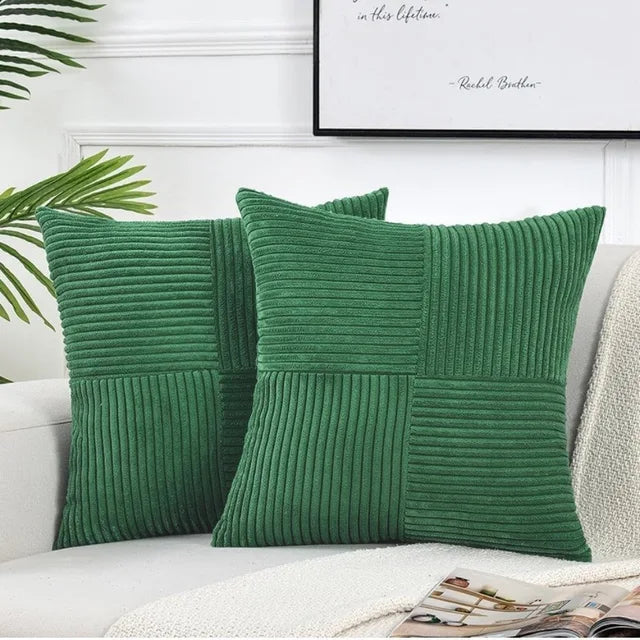 Corda Kussensloop - Zachte Corduroy, Minimalistisch Design 5