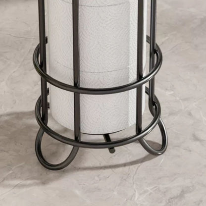 CoreStacker™ – Vrijstaand Toiletrol Rek – Compact 3-Rollen Tissue Organizer