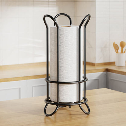 CoreStacker™ – Vrijstaand Toiletrol Rek – Compact 3-Rollen Tissue Organizer