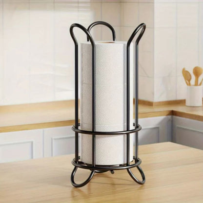 CoreStacker™ – Vrijstaand Toiletrol Rek – Compact 3-Rollen Tissue Organizer