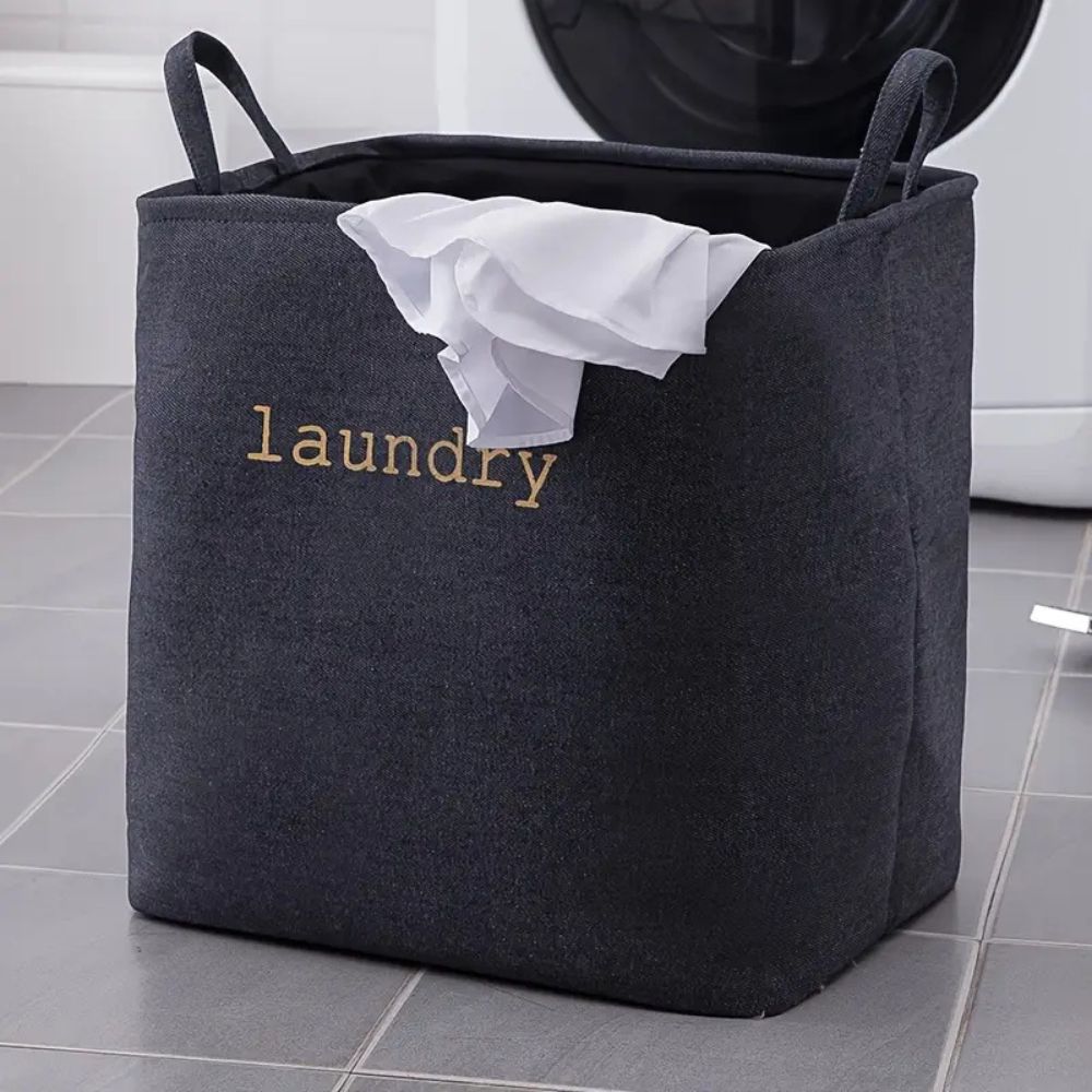 CosyCube Wasmand - Lichtgewicht Opvouwbaar Stofdesign met Stevige Handvatten 1