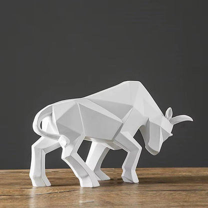 Crea Bull Beeldje - Eco-Vriendelijk Hars, Uniek Handgemaakt Decor 1