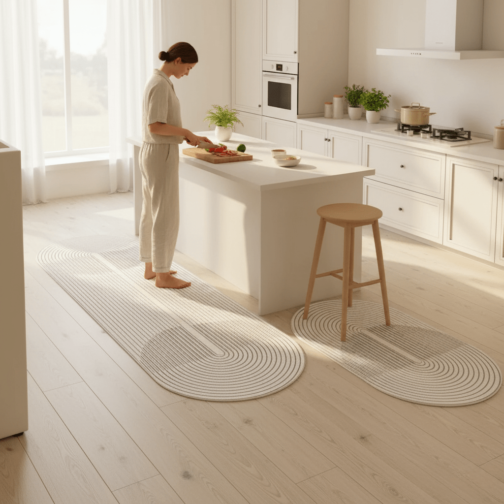 Culinaire Comfort Keukenmat - Antislip Ergonomisch Design, Ondersteunend en Stijlvol 1