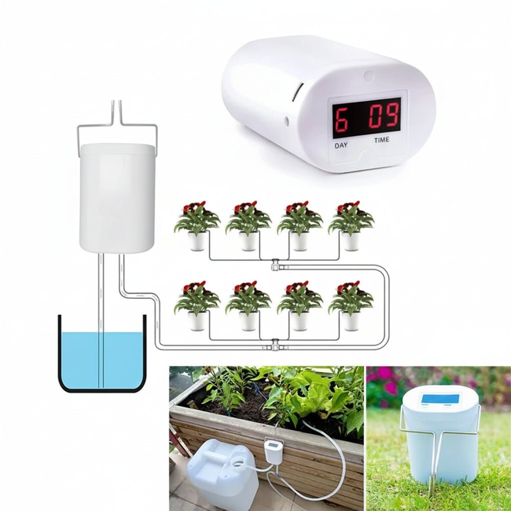 PlantPulse™ – Slim Automatisch Bewateringssysteem – Kamerplanten Druppel Irrigatie