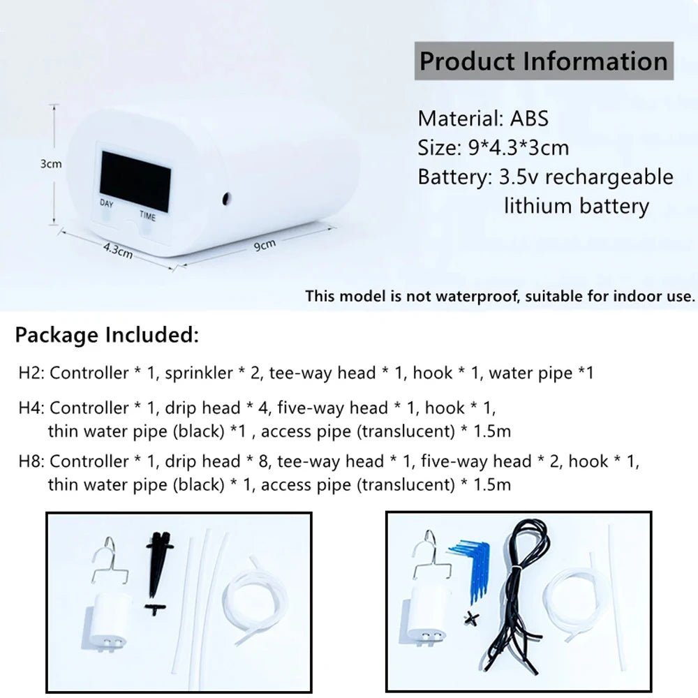 PlantPulse™ – Slim Automatisch Bewateringssysteem – Kamerplanten Druppel Irrigatie