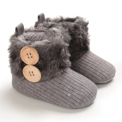 SnugPaws™ – Warme Winterschoenen met Antislip Zool – Baby Schoenen