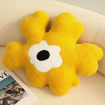 Daisy Doodle Sierkussen - Zacht Pluche, Bloemenmotief voor Kussens Bank 7